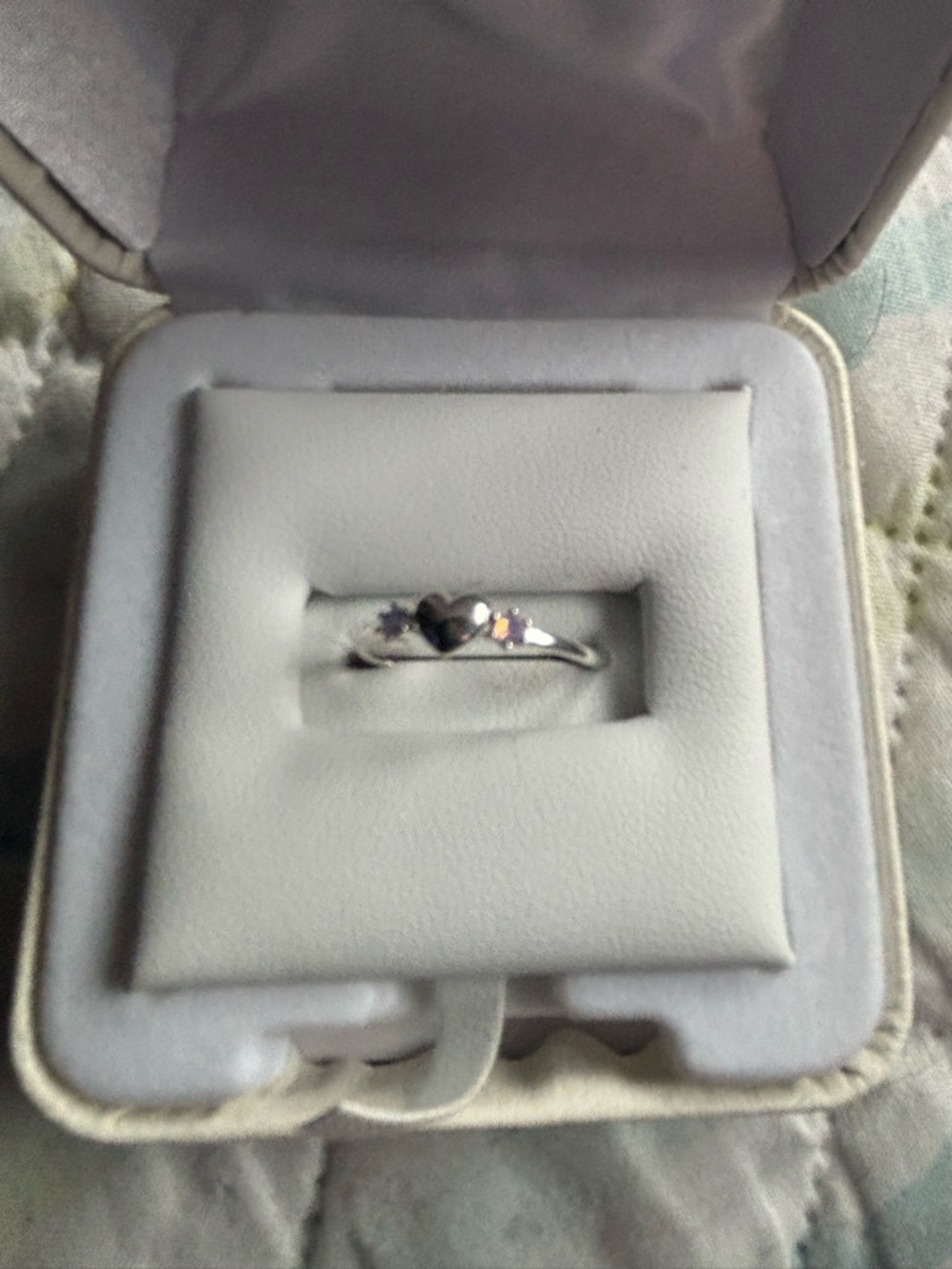 Kohl's Silver Heart Accent Ring